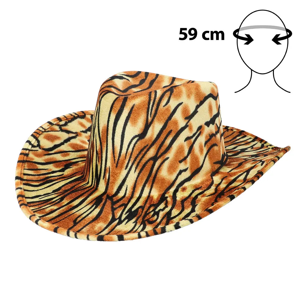 Sombrero Cowboy Wild Estampado Animal