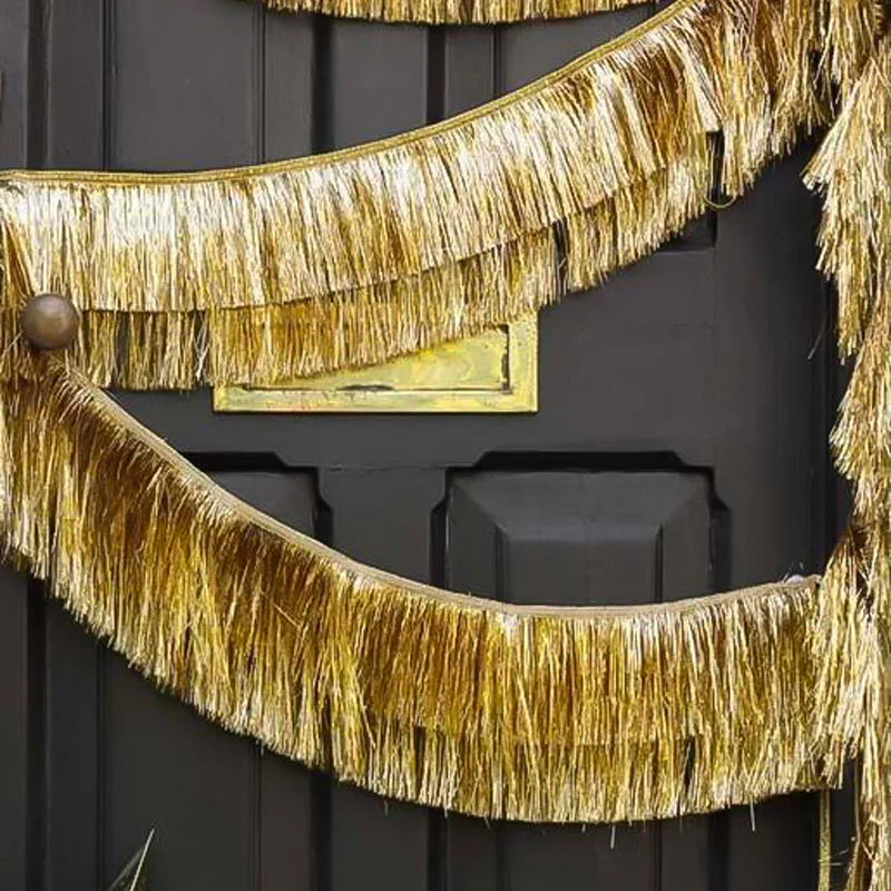 Guirnalda Flecos Metalizada 20x150 cm