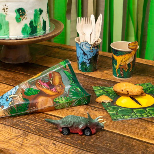 Servilletas Papel Doble Capa Ojo Dinosaurio 33x33 cm Pack 30 uds