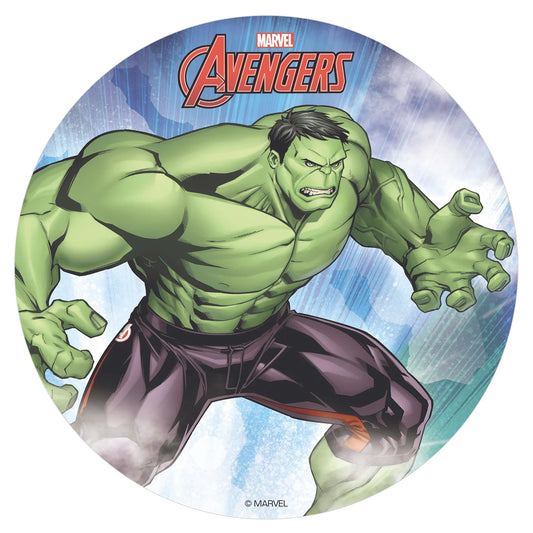 Oblea Comestible Hulk para Tarta | deKora 20cm