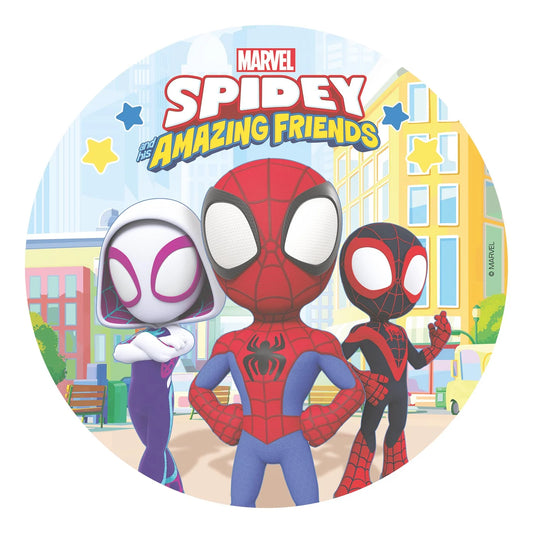 Oblea Comestible SPIDEY para Tarta | deKora 20cm