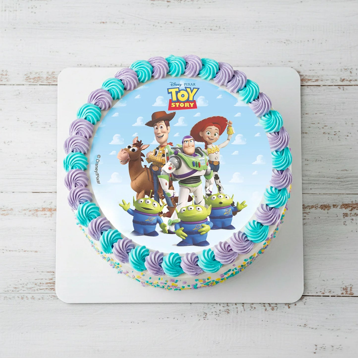 Oblea Comestible Toy Story para Tarta | deKora 20cm