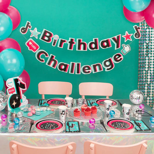 Guirnalda Music "Birthday Challenge!" 6 m | Pack 1 ud