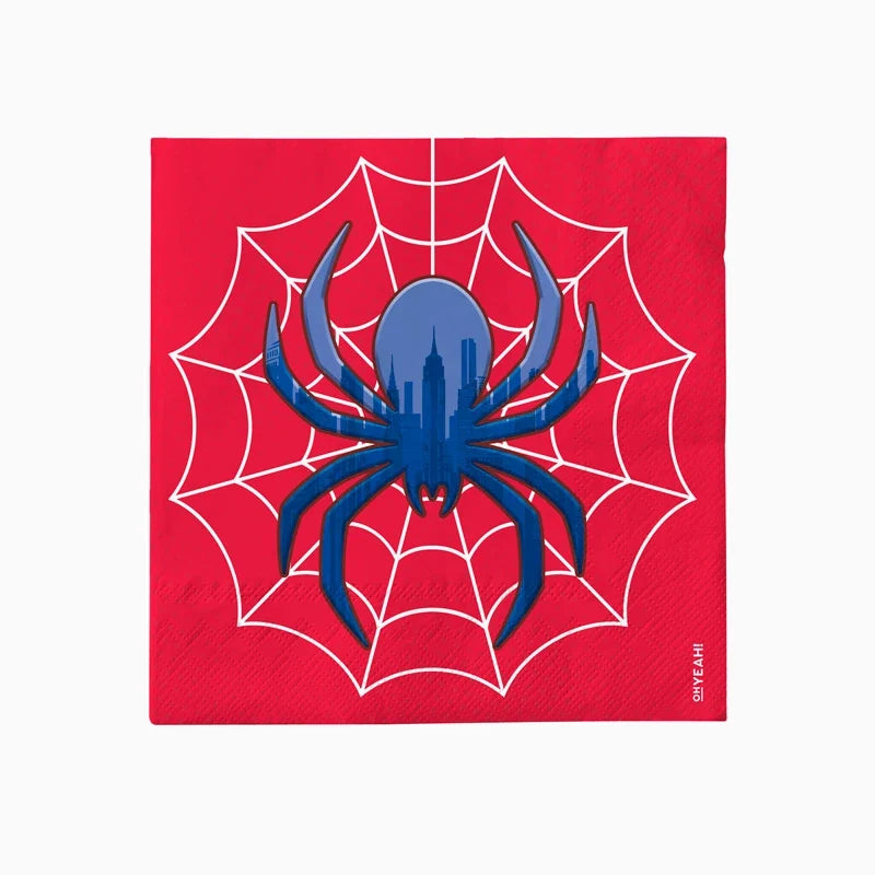 Servilletas de Papel Araña 33 x 33 cm 20 uds