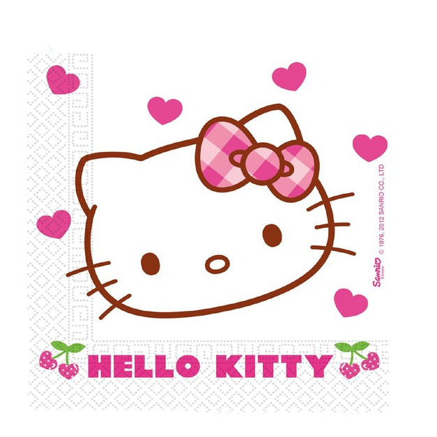 Servilletas de papel Hello Kitty 20 uds