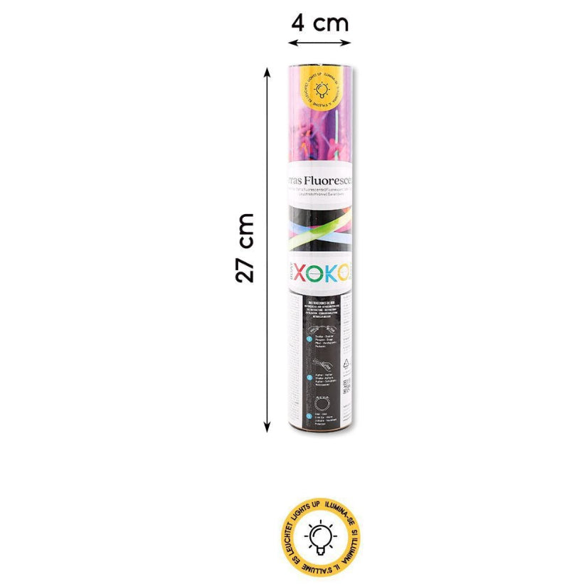 Pulseras Luminosas Fluorescentes 20 cm con Conectores
