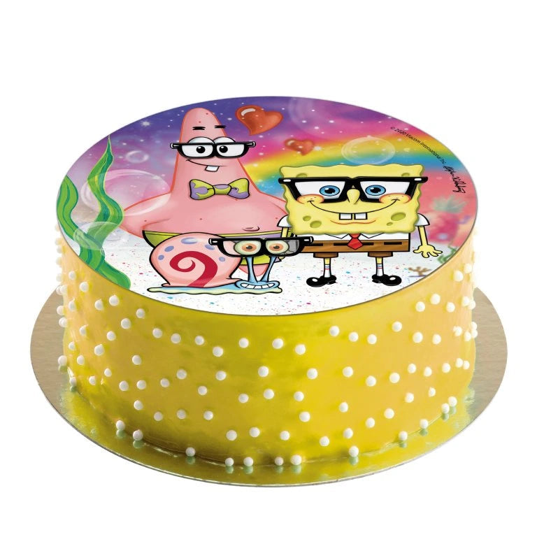 Oblea Comestible Bob Esponja para Tarta | deKora 20cm