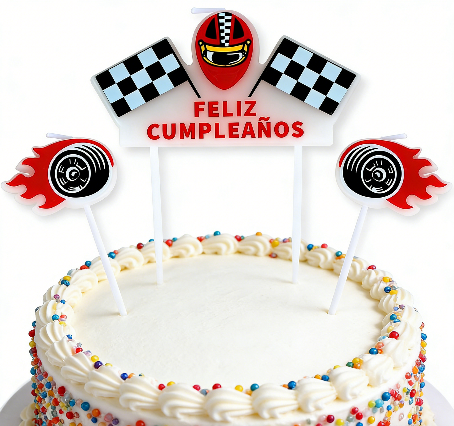 Vela Temática Coches de Carreras