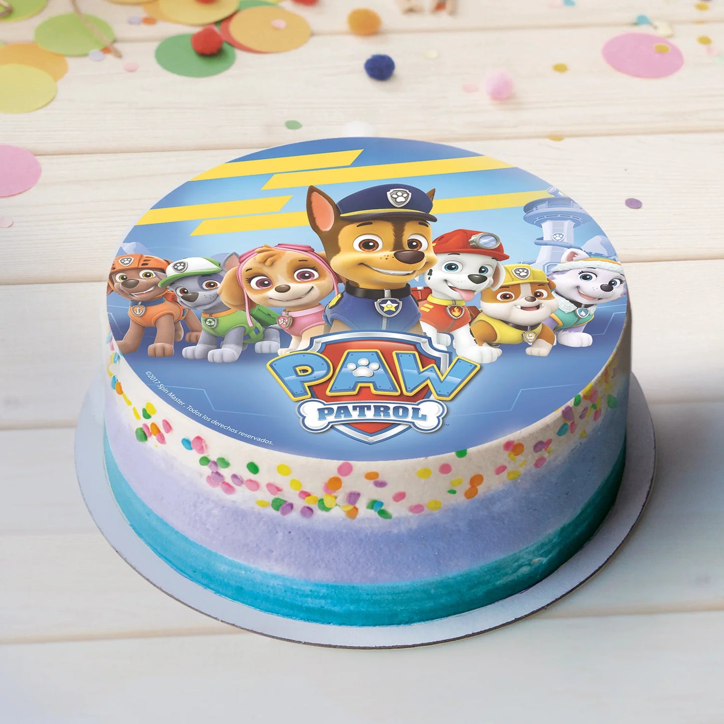 Oblea Comestible Patrulla Canina para Tarta | deKora 20cm