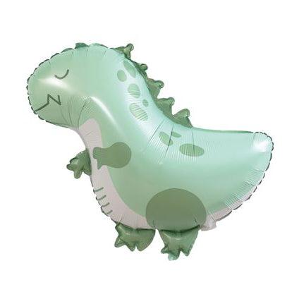 Globo Foil Dinosaurio Verde Mate 54×55 cm