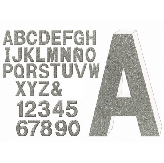 Letras y Números de Espuma de Alta Densidad 30 cm