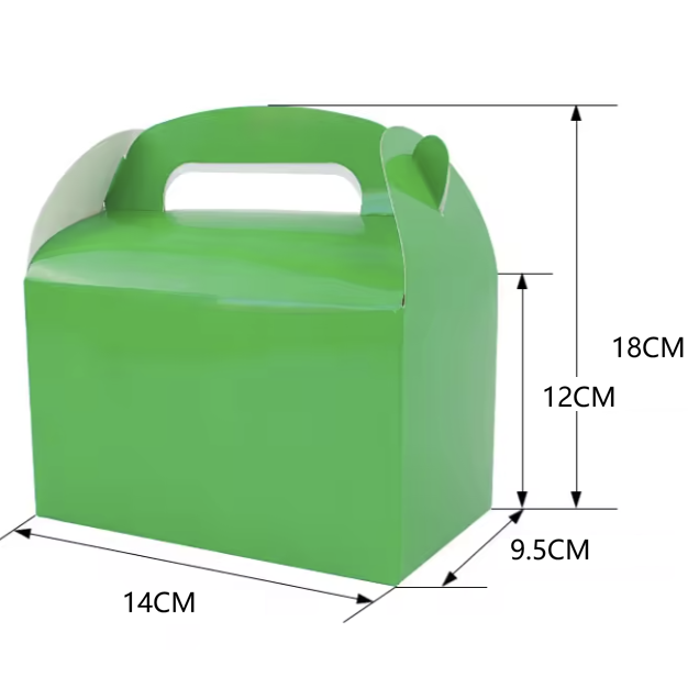 Cajas de Papel con Asa para Regalos y Fiestas 14x9,5x12 cm 4 uds