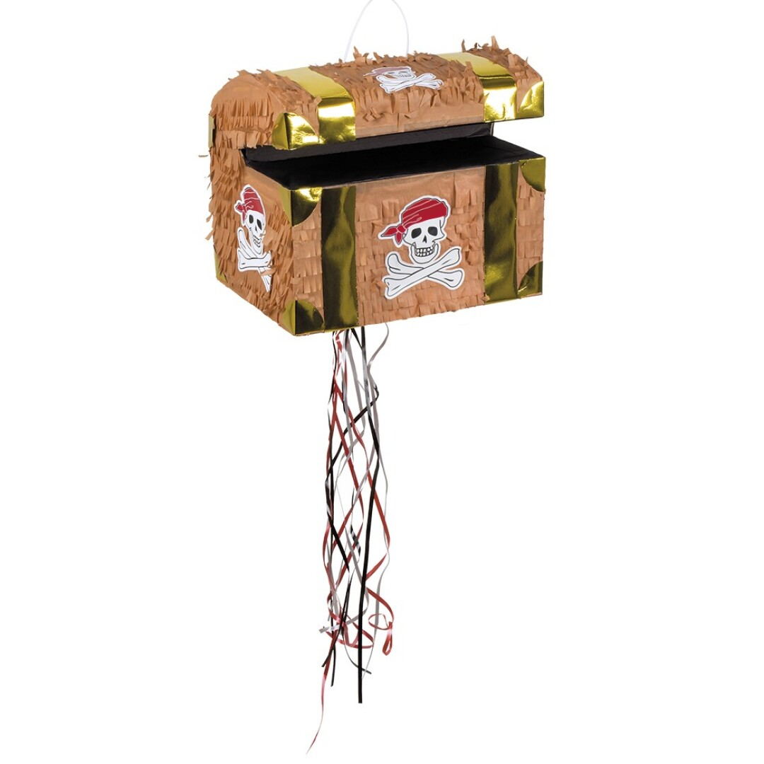 PIÑATA COFRE DEL TESORO (30 x 26 x 23 cm)