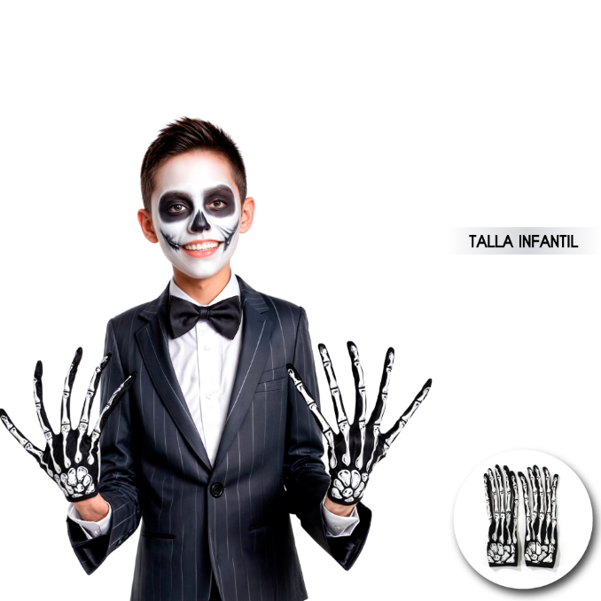 Guantes Esqueleto Infantil