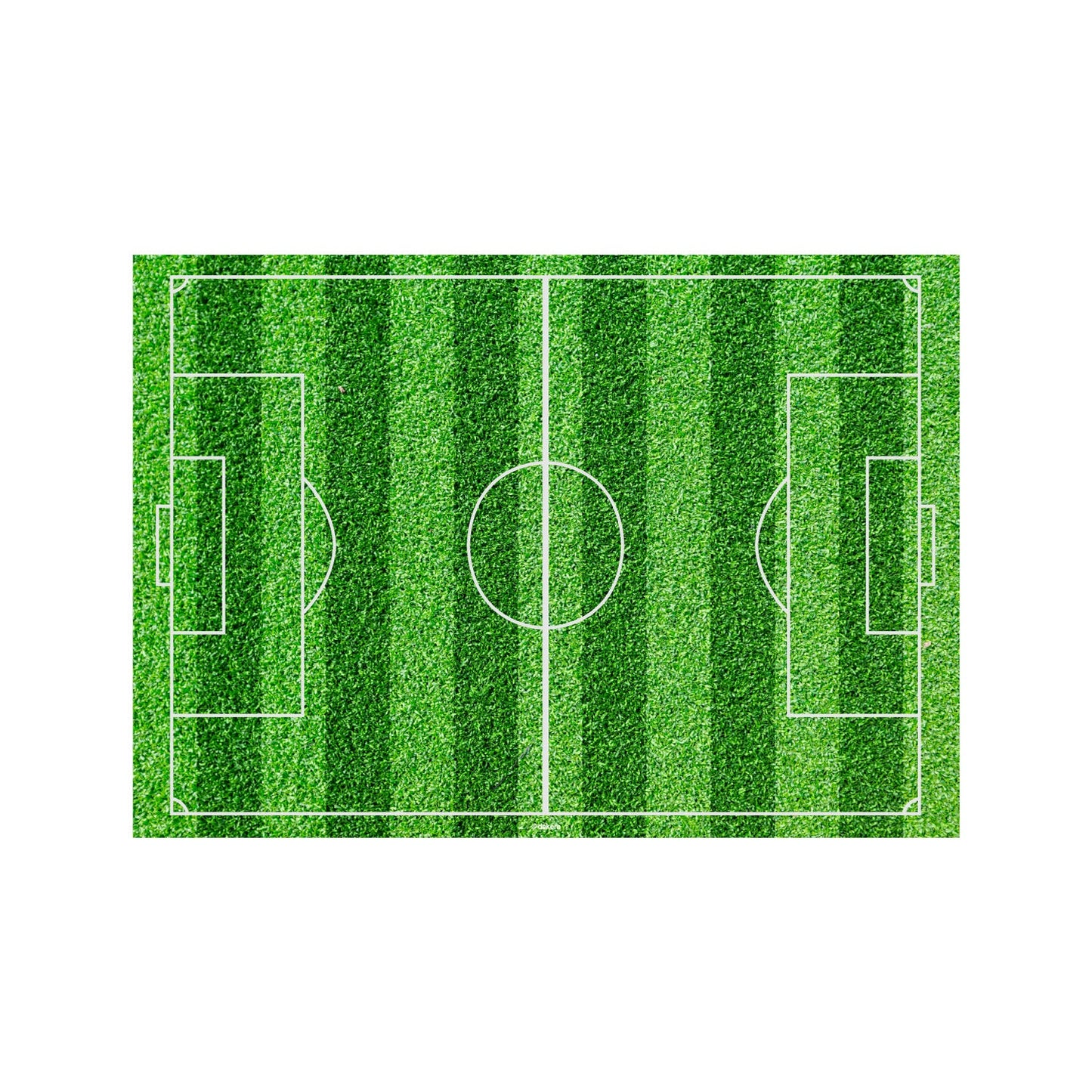 Oblea Comestible Campo de Fútbol para Tarta | deKora A5 14,8x21cm