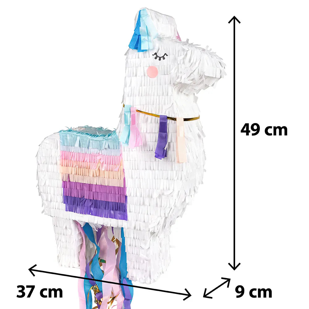 Piñata Llama Pastel 49 x 37 x 9 cm