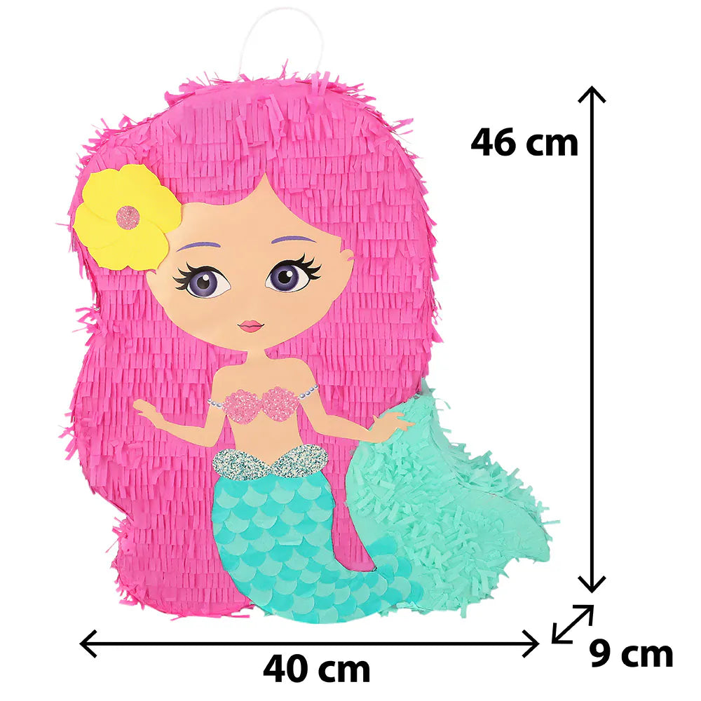 Piñata Princesa Sirena 40 x 9 x 46 cm