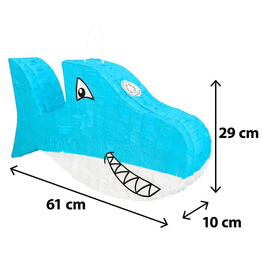 Piñata Tiburón 29 x 61 x 10 cm