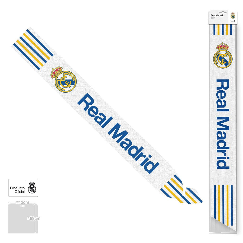 Banda Blanca Real Madrid Escudo