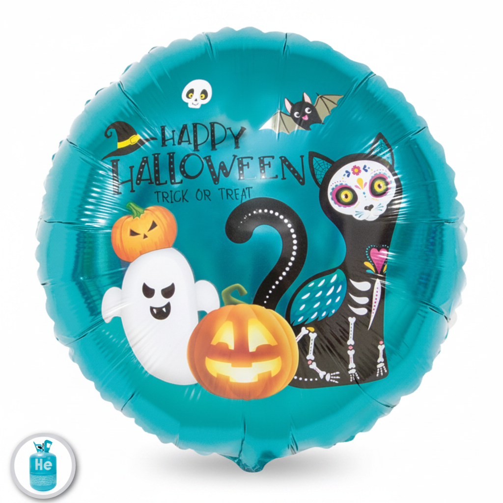 Globo Foil Happy Halloween Trick or Treat 45 cm