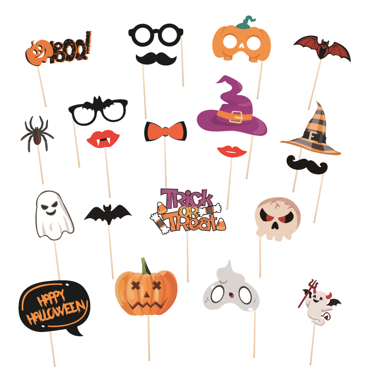 Set Photocall Halloween 21 uds