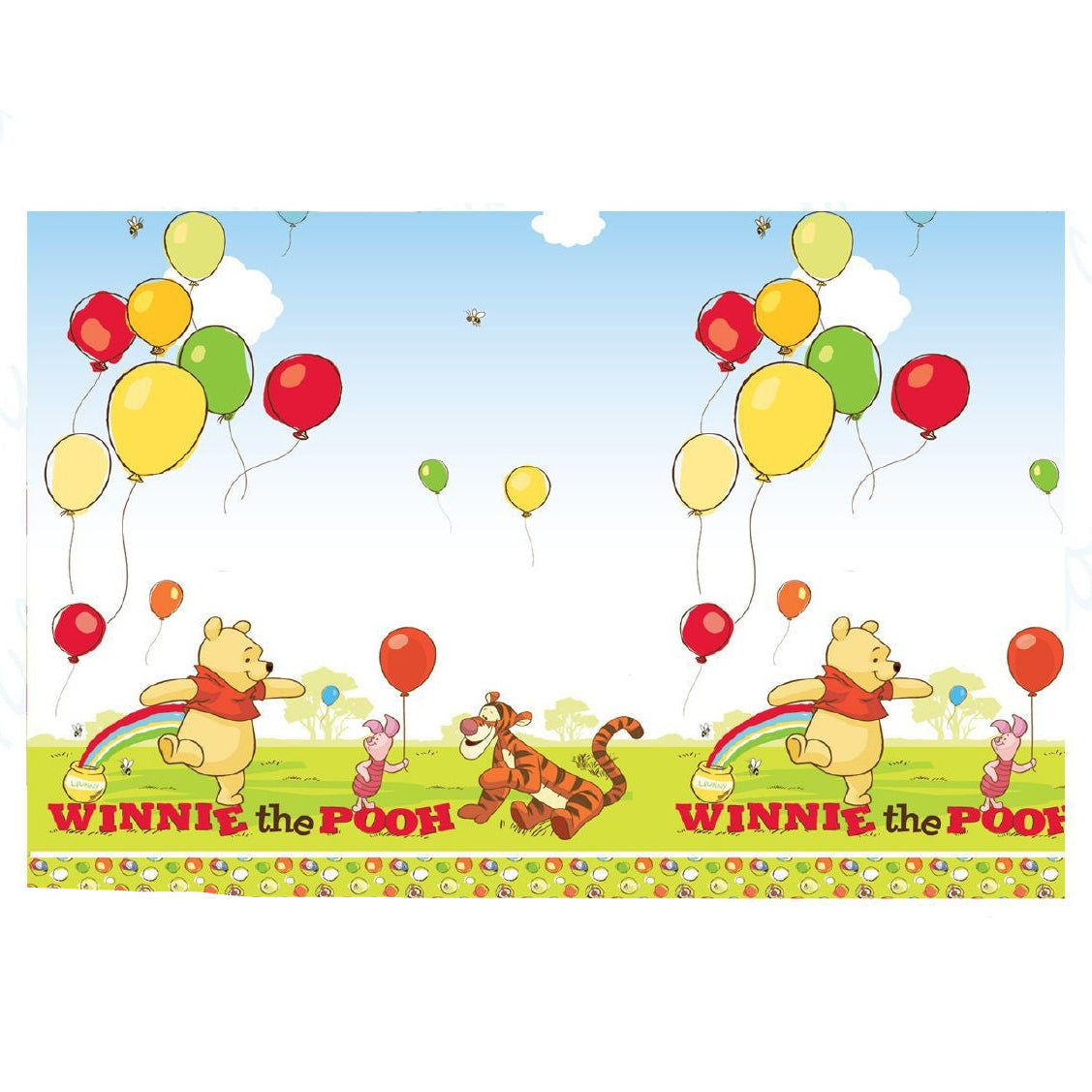 Mantel de plástico Winnie y Piglet 120 × 180 cm
