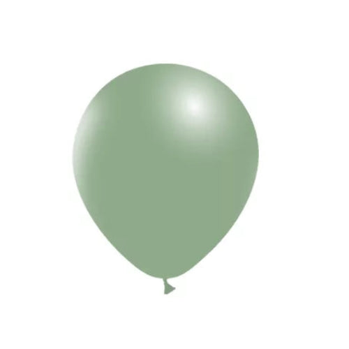 Globo Balloonia Liso Vintage 5" / 14 cm – Pack 100 uds - V02-verde vintage - imagen 2