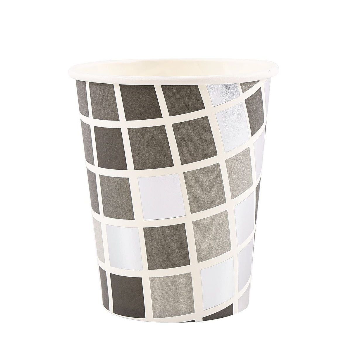 Vasos Cartón Bola de Discoteca 250ml 12 uds