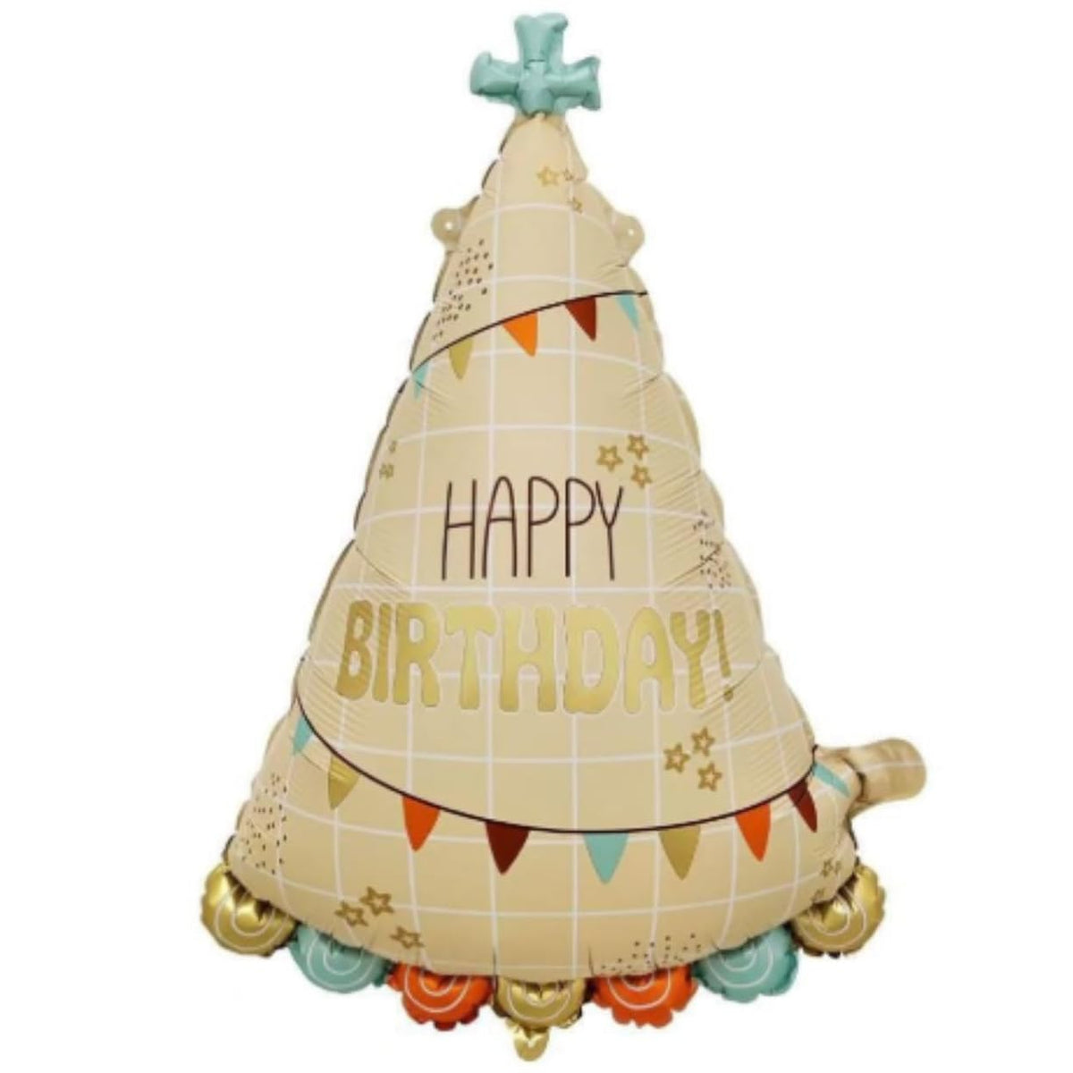 Globo Foil Gorro de Fiesta Happy Birthday 45 x 65 cm