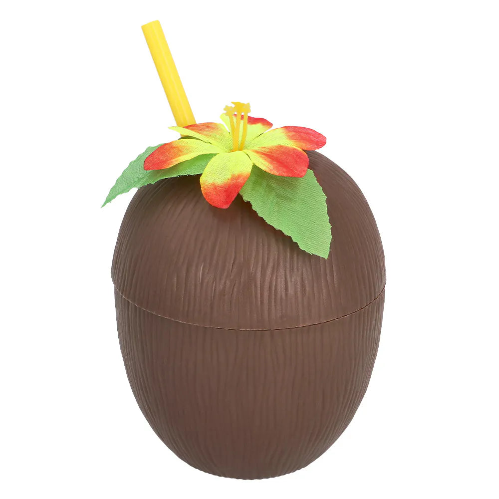 Vaso Coco con Pajita 400 ml