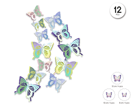 Pegatinas Mariposas 3D