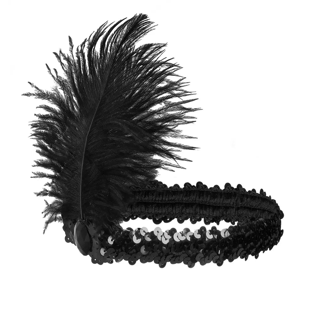 Set Gatsby Diadema, Collar, Guantes y Boquilla