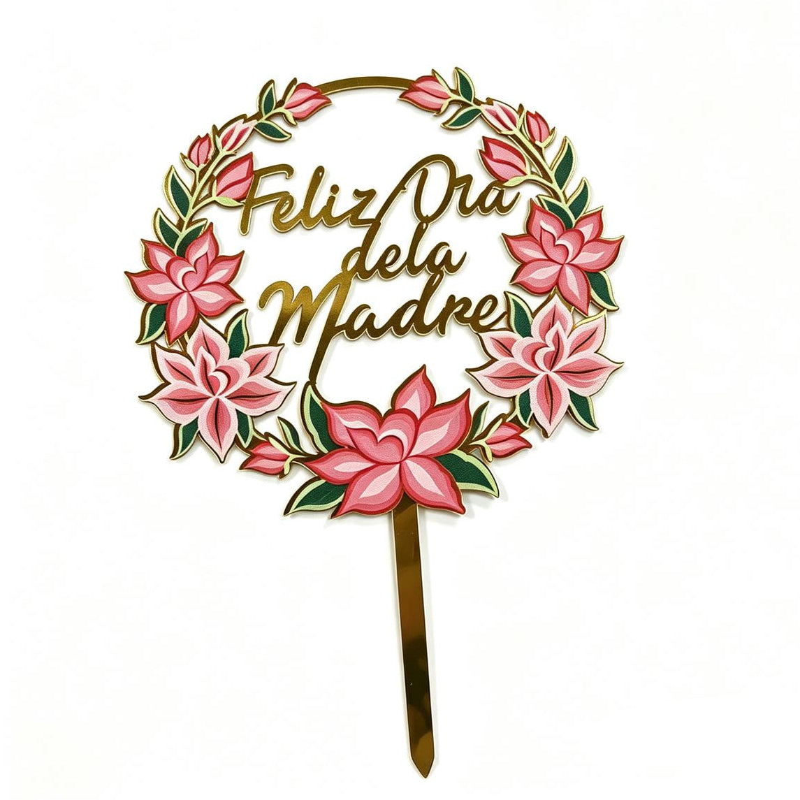 Topper «Feliz Día de la Madre» 13 cm