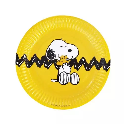 Platos Cartón Snoopy Comic 18 cm Pack 6 uds