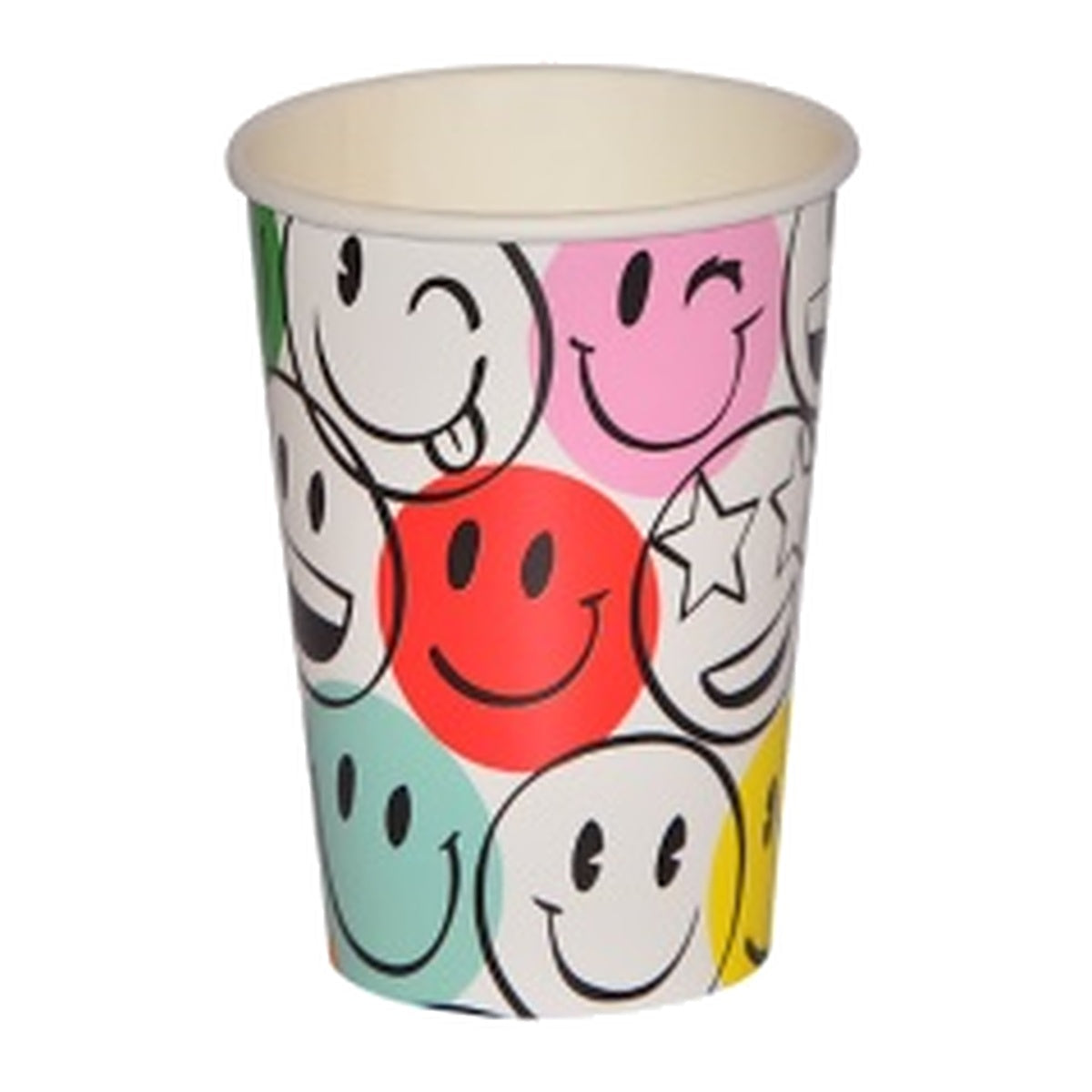 Vasos de Cartón Temática Sonriente 6 uds