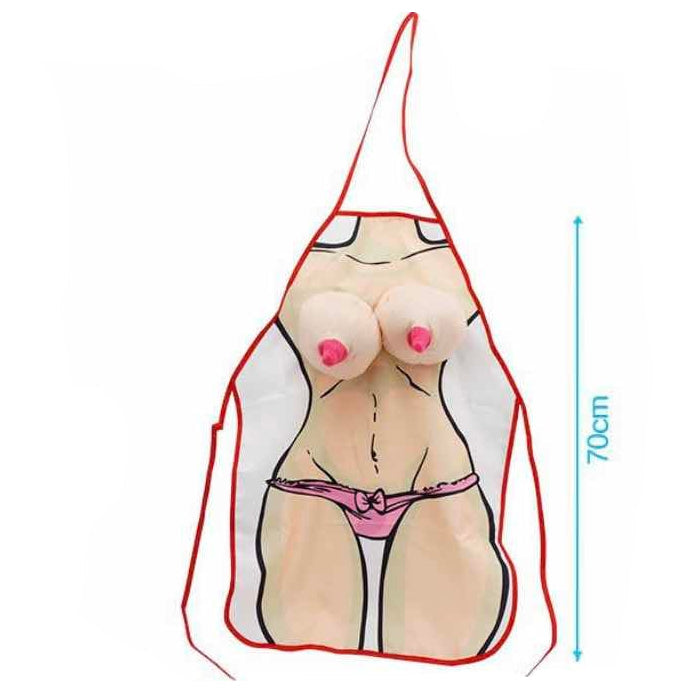 Mandil 3D Teta Travieso Despedida Soltero