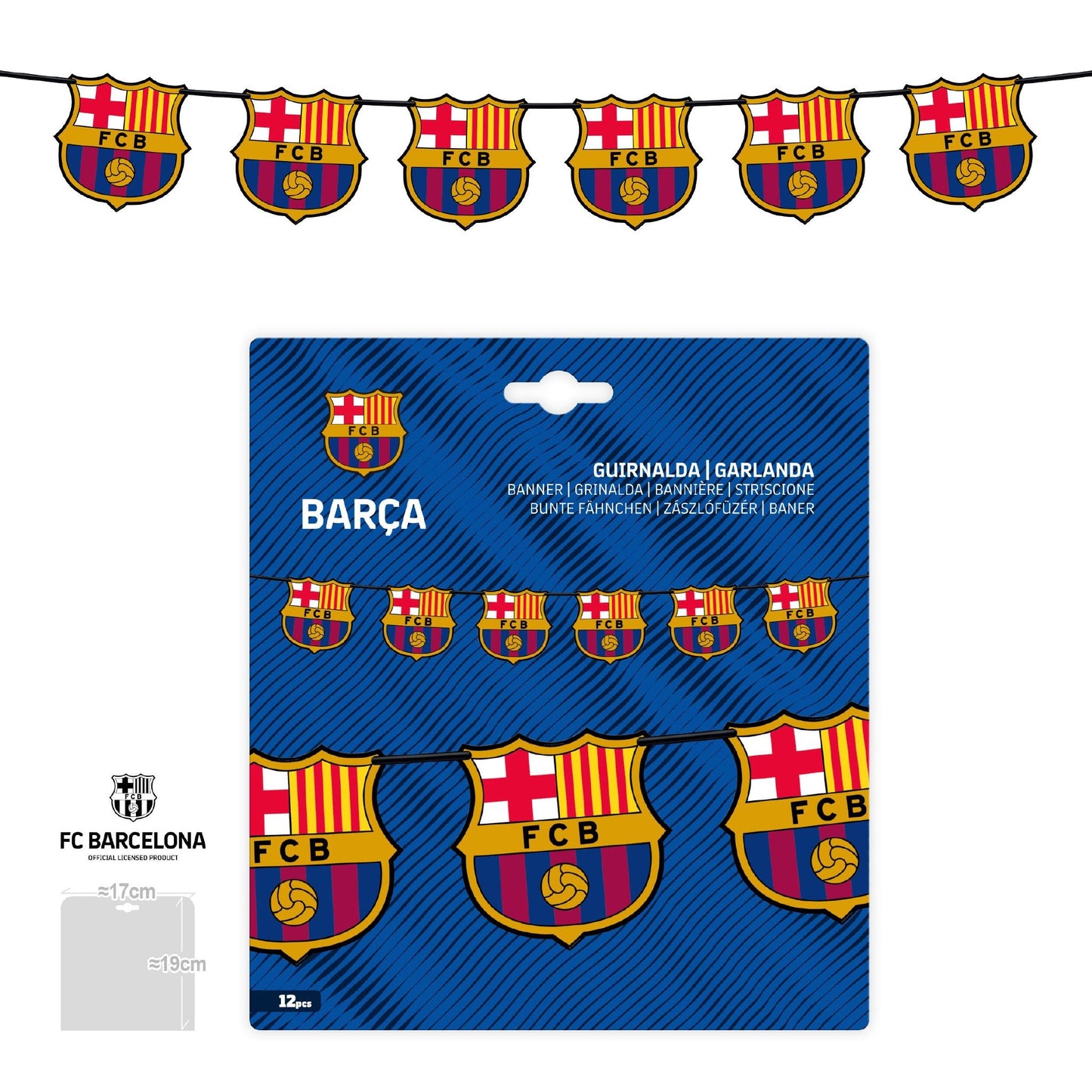 FCB GUIRNALDA ESCUDOS BARCA MASTER