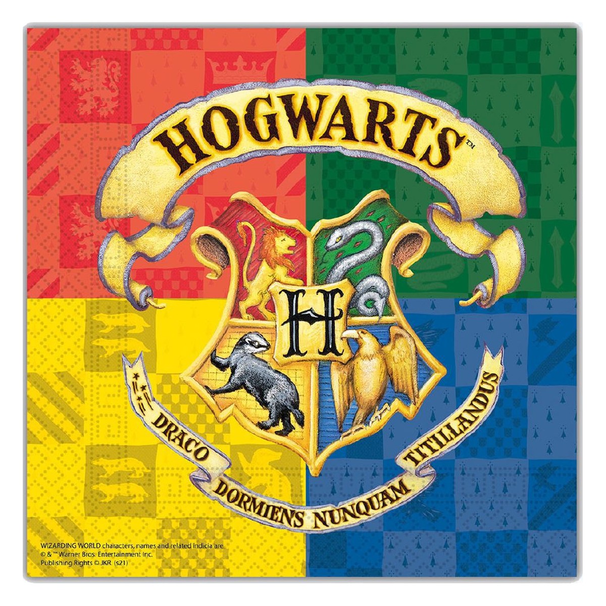 Servilletas Harry Potter Hogwarts 33 × 33 cm 20 uds