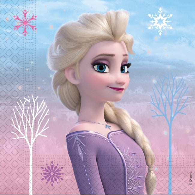 Servilletas Frozen II Spirit 33x33cm 20uds
