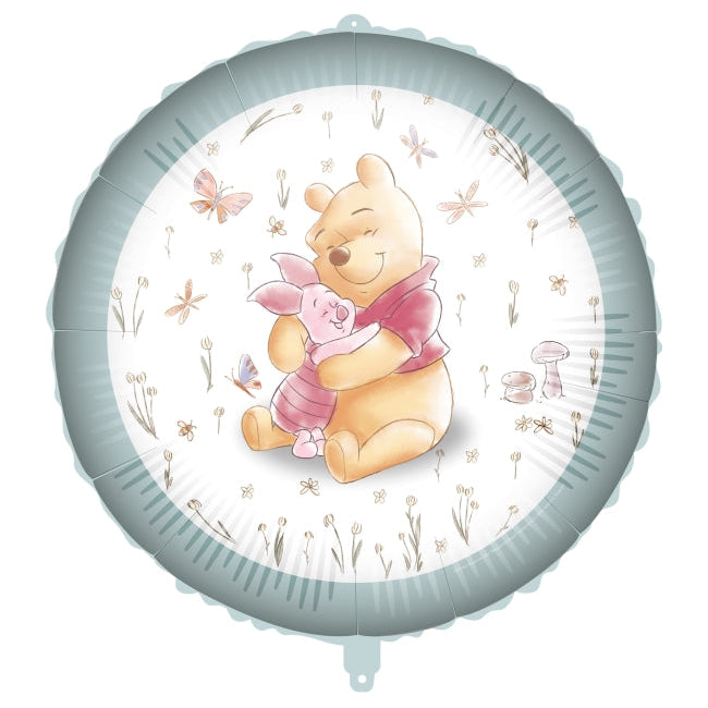 Globo foil Winnie The Pooh 18"/46 cm con cinta y peso