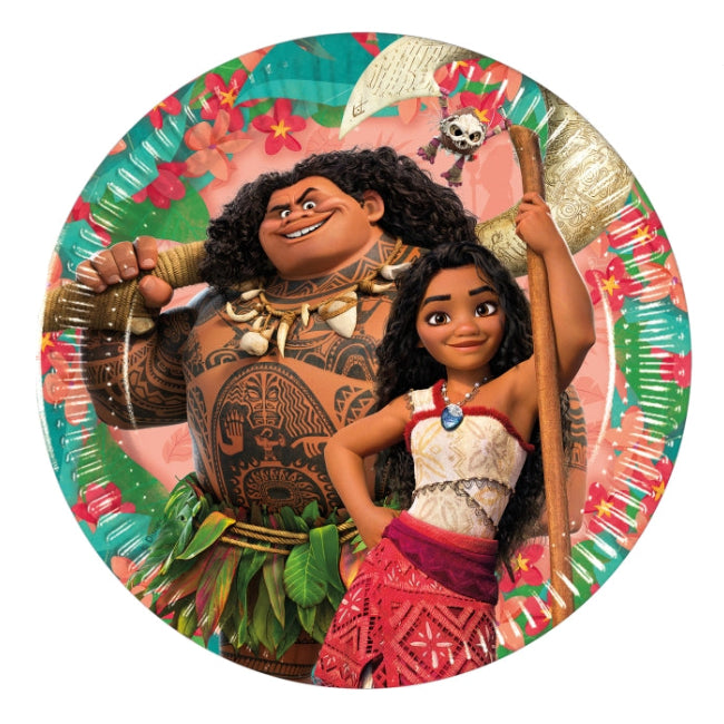 Platos Moana Vaiana II FSC 20cm Pack 8 uds