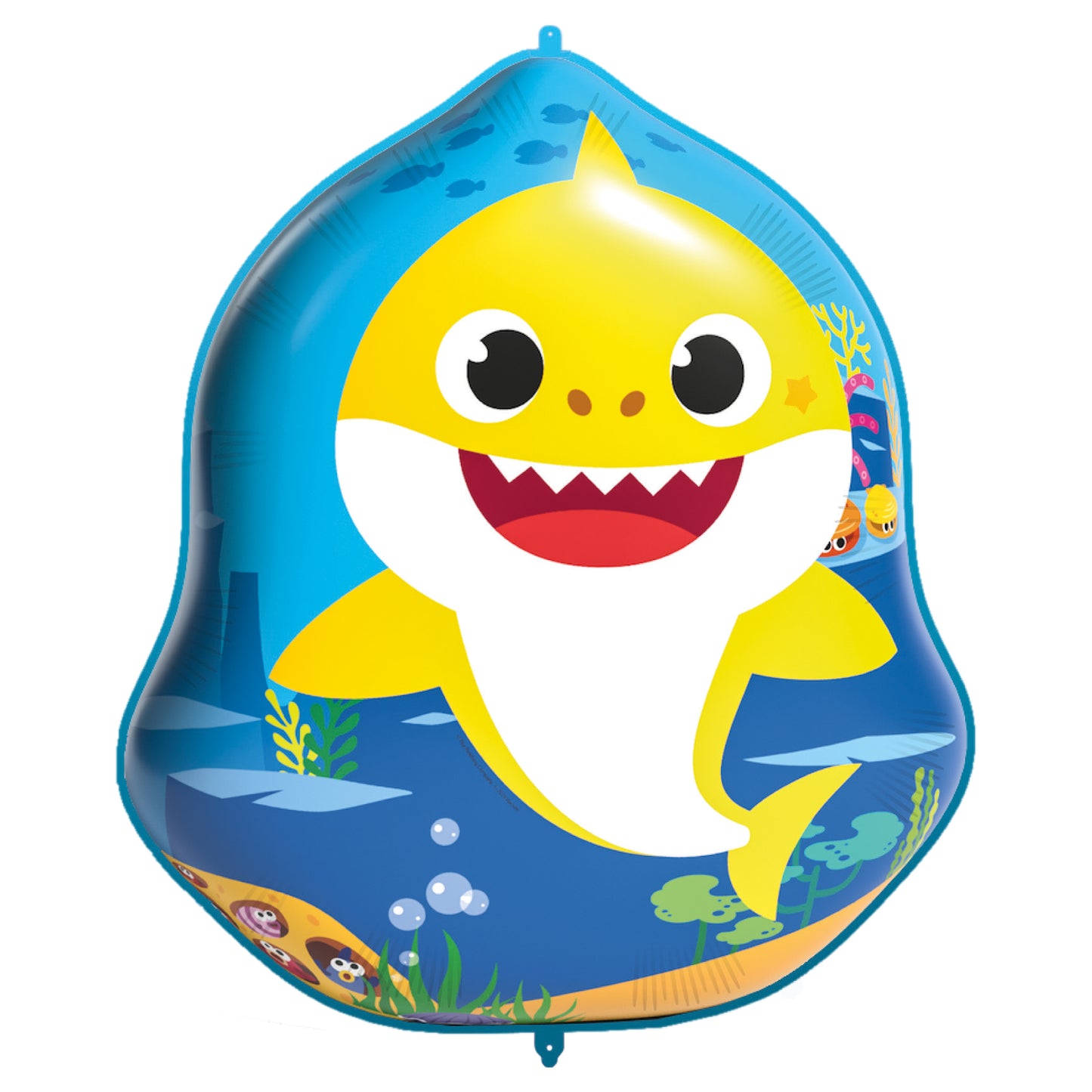 Globo Foil Baby Shark Shaped Supersize 68x87,5 cm