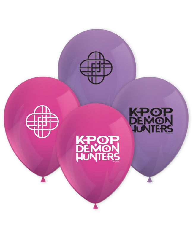 Globos de Látex K-Pop Demon Hunters – Pack de 8 uds