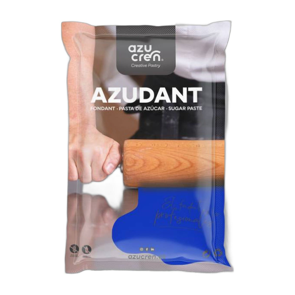Fondant Azudant para Tartas y Modelado 1 kg - Azul Marino