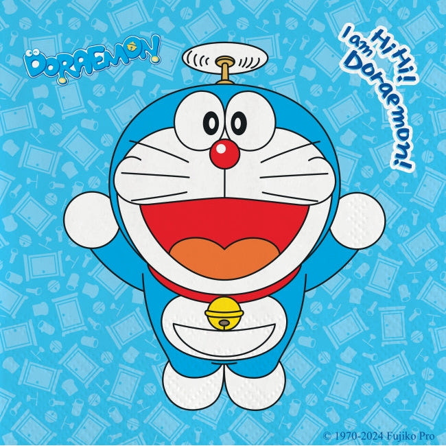 Servilletas Doraemon 33x33cm 20uds