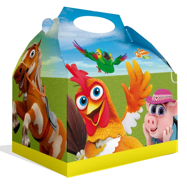 Cajita Cartón La Granja de Zenón 16x16x10cm