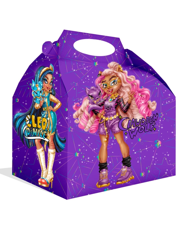 Cajita Cartón Monster High 16x16x10cm