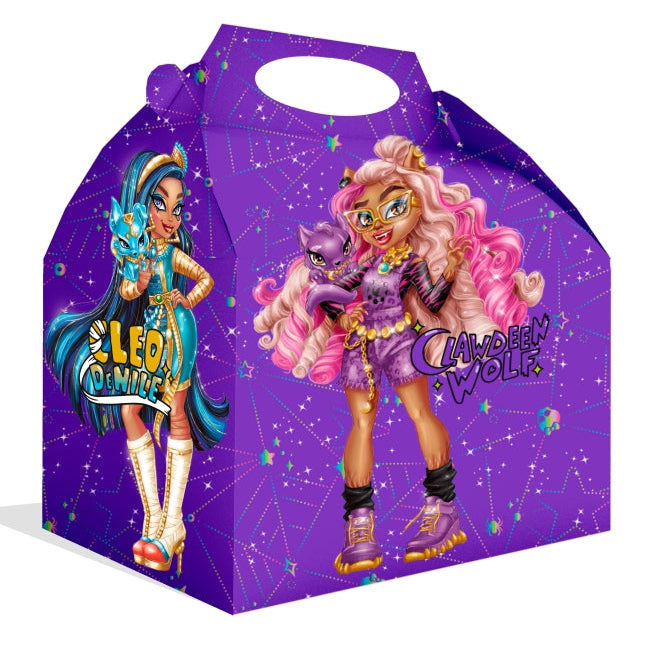 Cajita Cartón Monster High 16x16x10cm