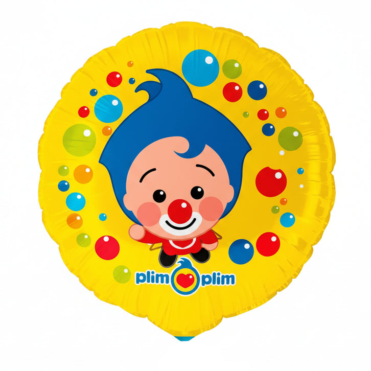 Globo Foil Payaso Plim Plim 45 cm
