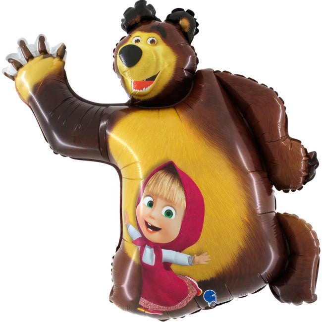 Globo Foil Masha y el Oso Vacío 107cm